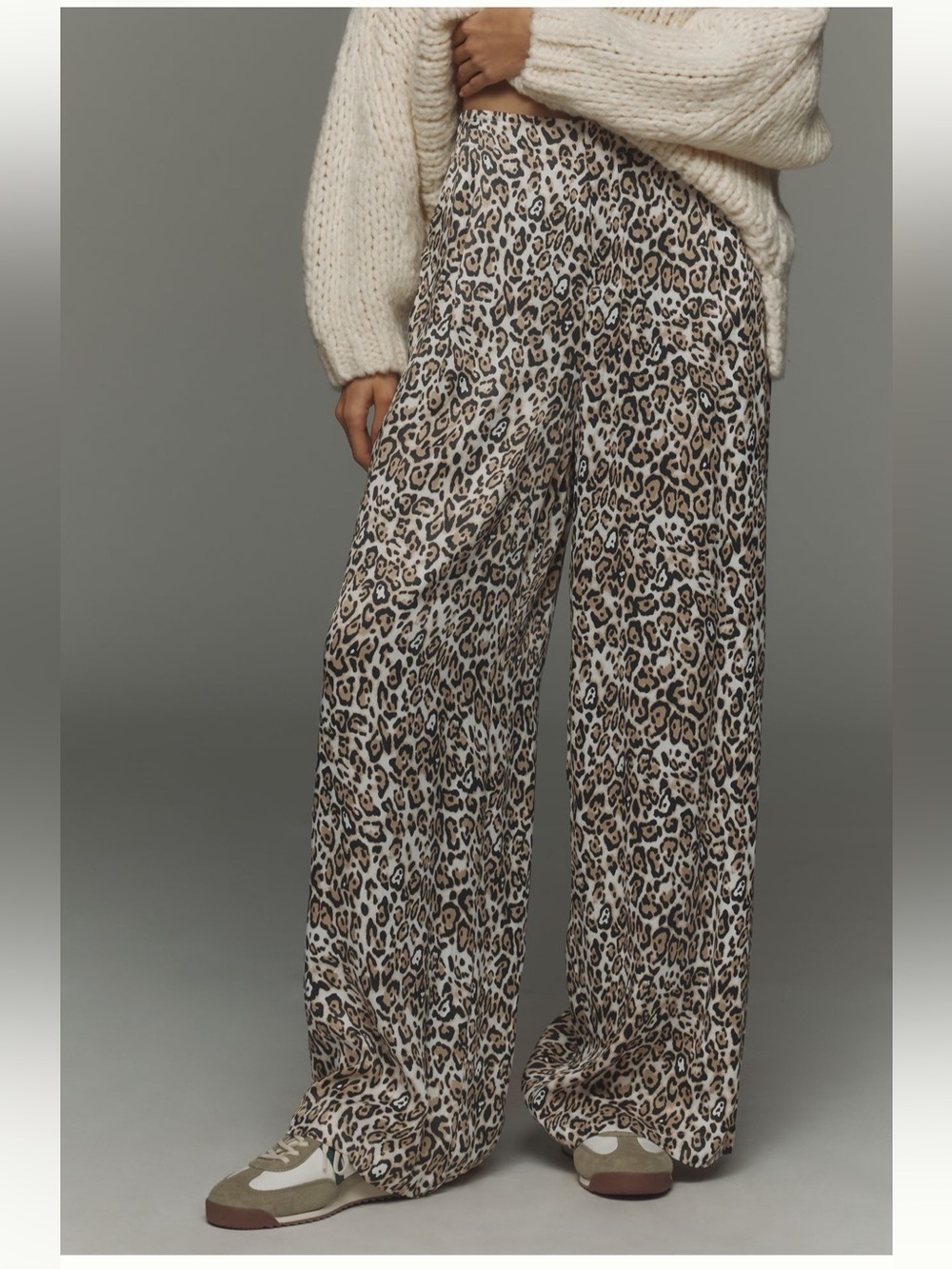 Maeve Leopard Pull on Pants